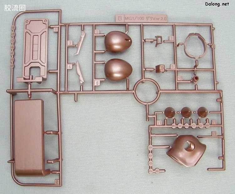 MG 限定电镀版 夏亚专用扎古 II v2.0 Extra Finish电镀版 - 图片
